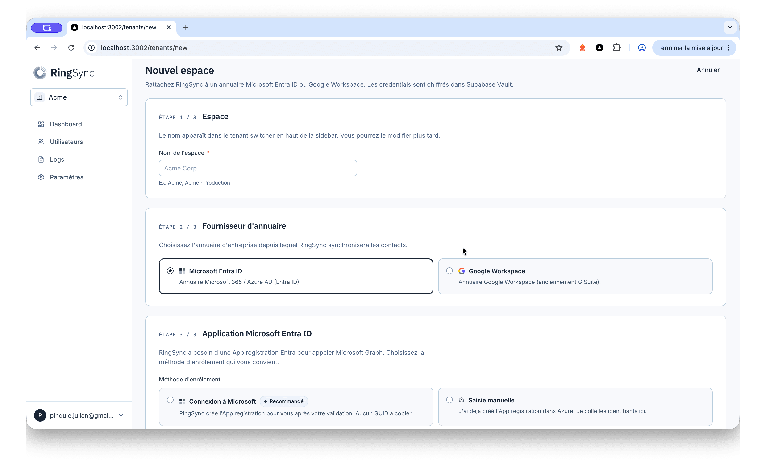 Connect your directory